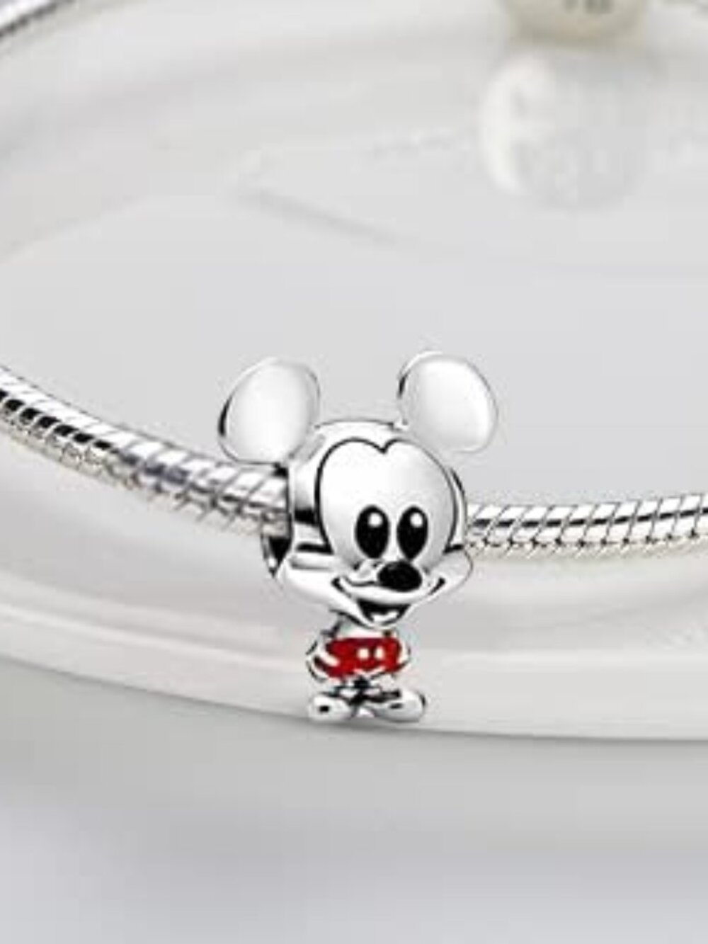 New Pandora S925 ALE Disney Mickey Mouse Red Trousers Charm